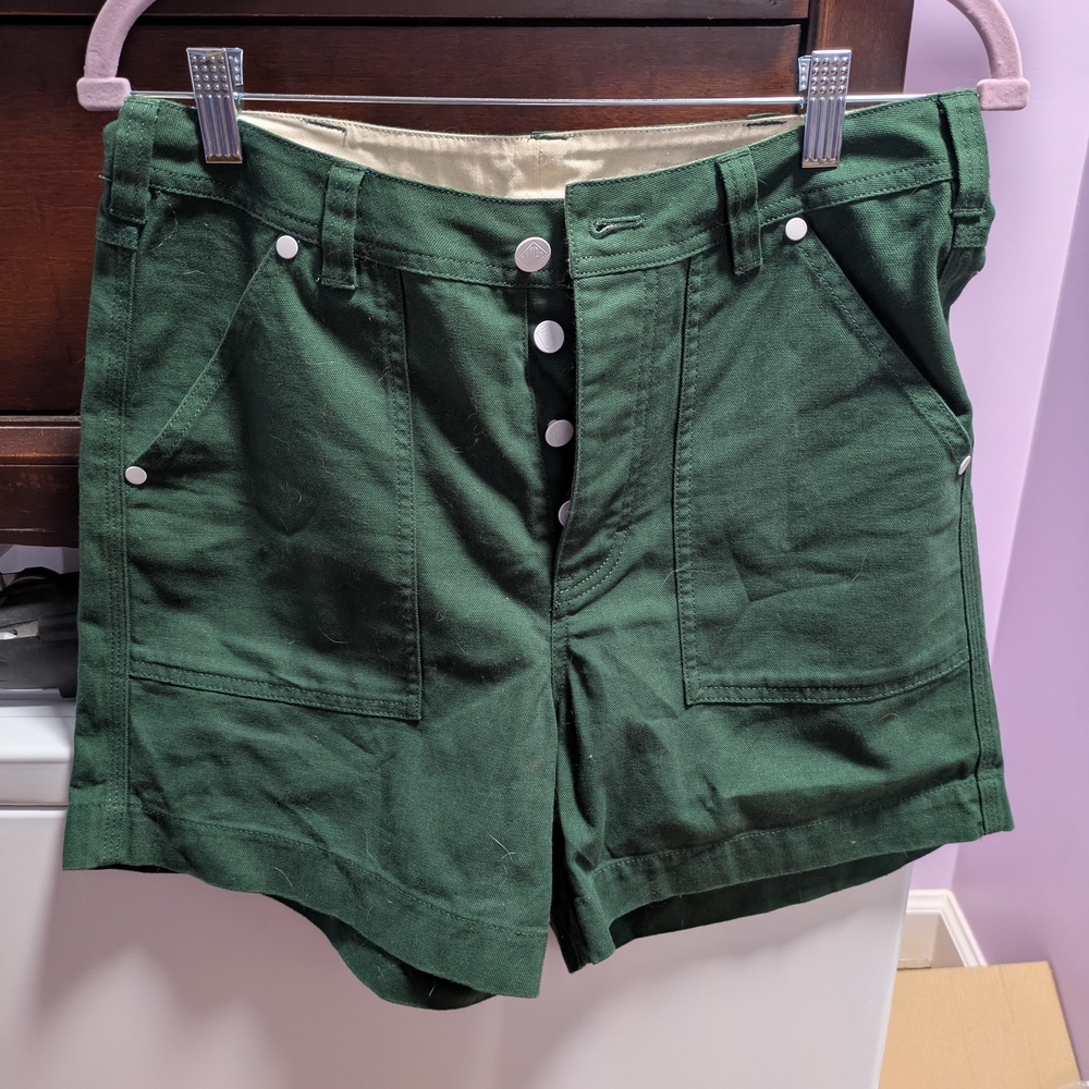Topo Designs Green Cargo Shorts Versatile and Stylish